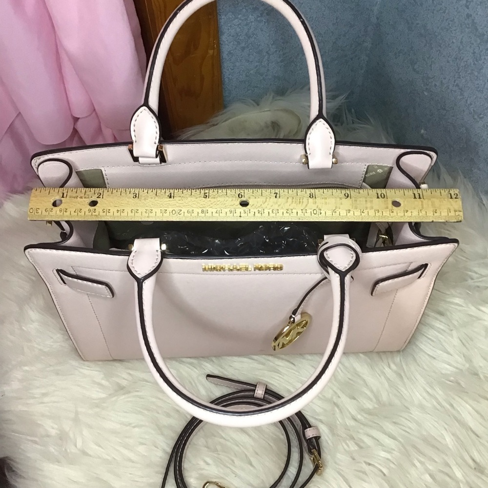Michael kors Rayne Satchel in soft pink leather - Picture 10 of 16